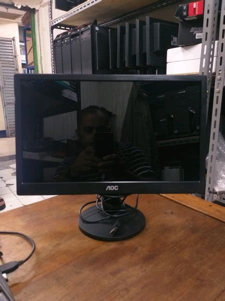 Jual Monitor LED AOC 16 Inci E1670Swu Wide Screen Di Lapak Ozriel