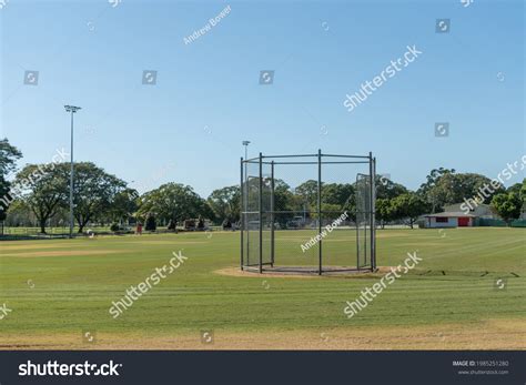 Protective Cage Hammer Throw Discus Events Stock Photo 1985251280