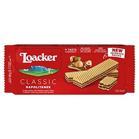 Loacker Napolitaner Hazelnut Wafers G At Amazon