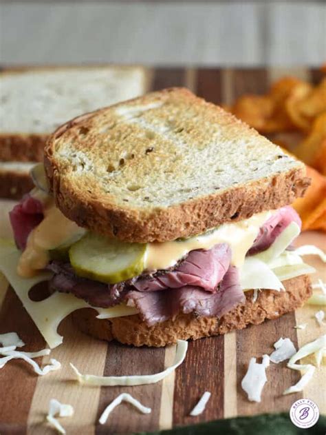 Roast Beef Reuben Sandwich Belly Full