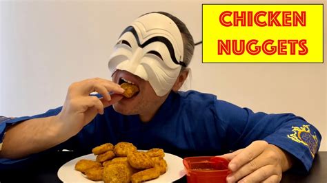 Asmr Eating Chicken Nuggets Mukbang Youtube