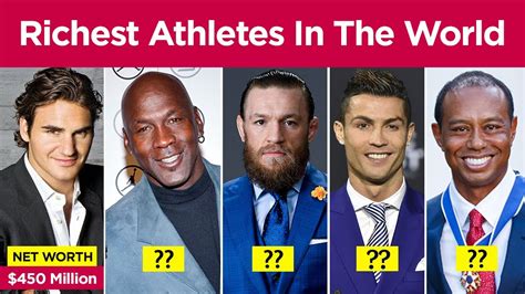 Top 10 Richest Athletes In The World YouTube