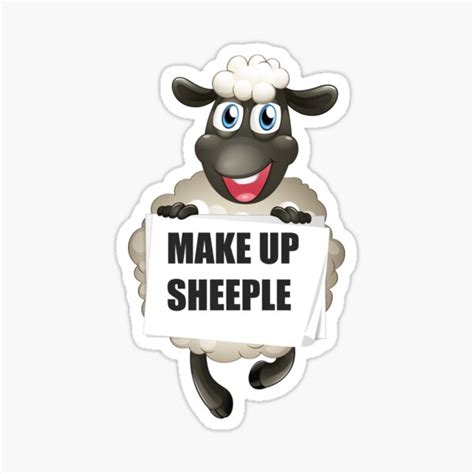 Wake Up Essential Sheeple Sticker For Sale By Lolahsn Redbubble