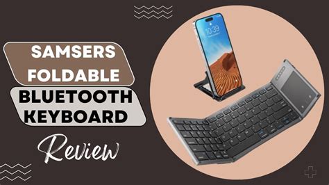 Samsers Foldable Bluetooth Keyboard Typing On The Go Review YouTube