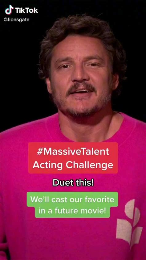 2022 Promo For Unbearable Weight Of Massive Talent Pedro Pascal