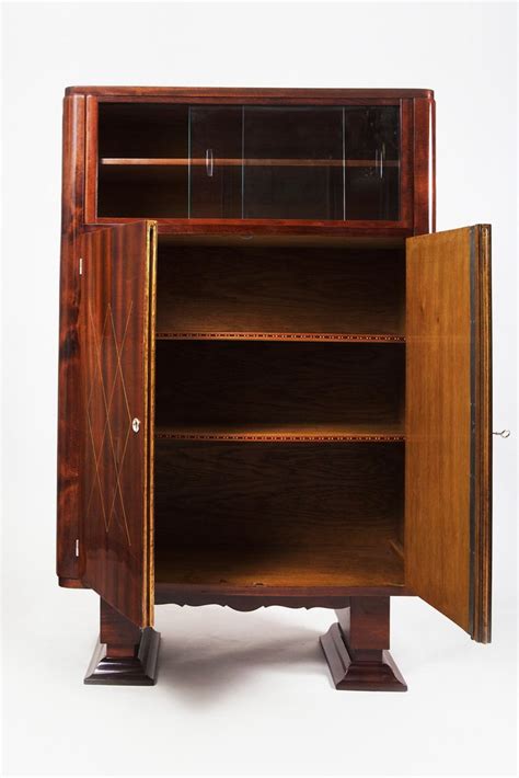 Art Deco Display Cabinet In Mahogany France 1920s For Sale At Pamono