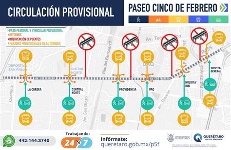 Gobierno Querétaro On Twitter Te Compartimos La Ubicación De Los Retornos Vehiculares Y