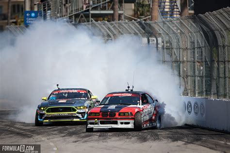 Bakchis Wins Dramatic Formula Drift Pro Round On Streets Of Long Beach