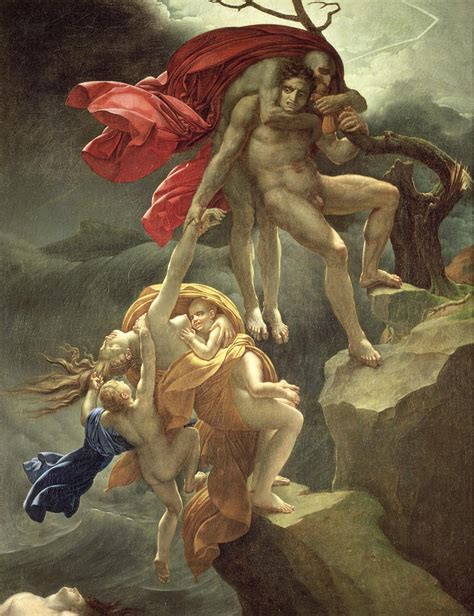 The Flood Painting By Anne Louis Girodet De Roucy Trioson