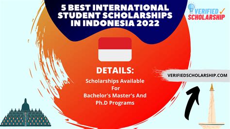 international student scholarships  indonesia  verified