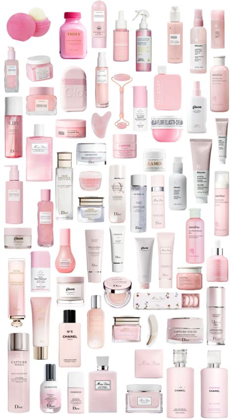 Skin Care Essentials Makeup Essentials Aesthetic Makeup Pink