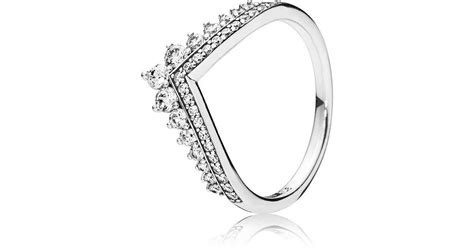 PANDORA Princess Wish Ring in Silver (Metallic) - Lyst