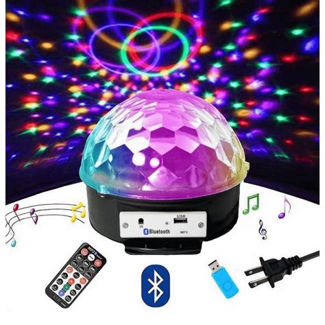 Bola Maluca Led Globo De Luz Para Festas Colorido 6 Leds 6 Cores 18w