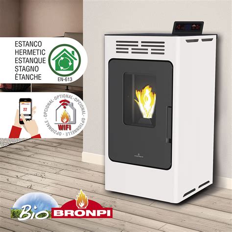 Estufa Pellet Bronpi Kira Mf