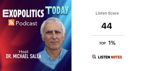 Exopolitics Today With Dr Michael Salla Podcast Dr Michael Salla