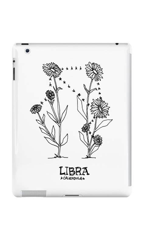 Floral Constellation Libra By Solveig Dubeau Constellation Tattoos