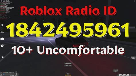 Uncomfortable Roblox Radio Codes Ids Youtube