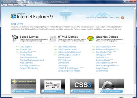 Internet Explorer 9 Developer Preview 2