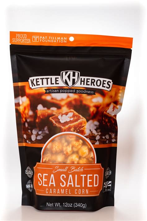 Sea Salted Caramel Corn Kettle Heroes Artisan Popcorn