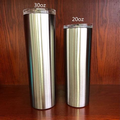 2020 30 Oz Stainless Steel Skinny Tumbler Double Wall Vacuum Insulated