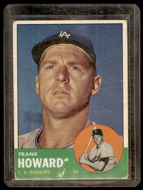 1963 Topps Frank Howard 123 On Kronozio