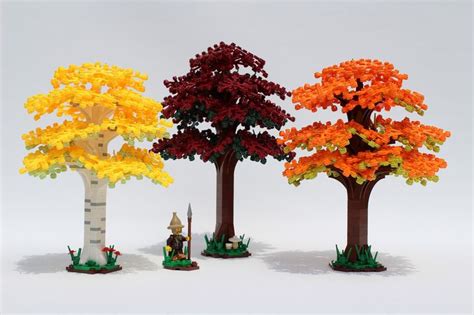 Trees Changing Color Lego Tree Lego Lego Diy