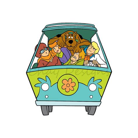 20 Scooby Doo and Gang Clipart PNG Files Digital Overlay - Etsy