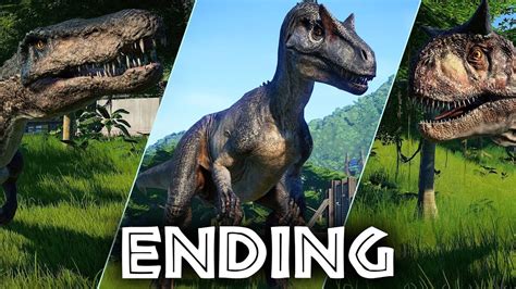 Jurassic World Evolution Ending Gameplay Walkthrough Part 23 Youtube