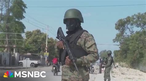 Us Military Deploys Additional Troops To Embassy In Haiti Youtube