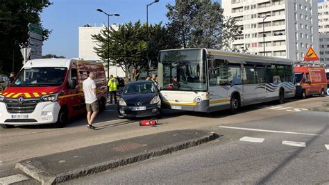 Accident Entre Un Bus Et Une Voiture à Lanester Une Femme Blessée