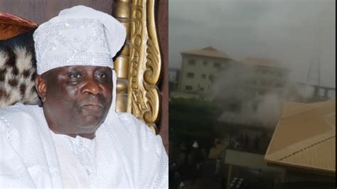 Fire at Oba of Lagos palace - The Nation Nigeria