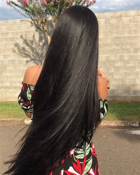 Gorgeous Long Shiny Black Hair