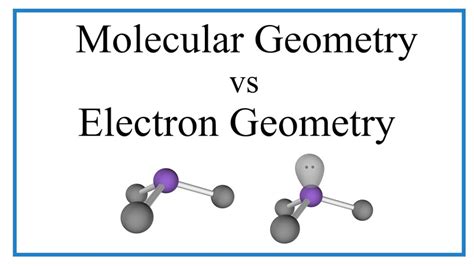 Electron Geometry Vs Molecular Geometry Explanation Examples Youtube