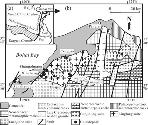 A Simplified Tectonic Map Showing Major Tectonic Units In The