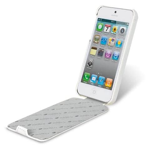 Melkco Premium Leather Case For Apple Iphone 5 5s Jacka Type White Wackydot