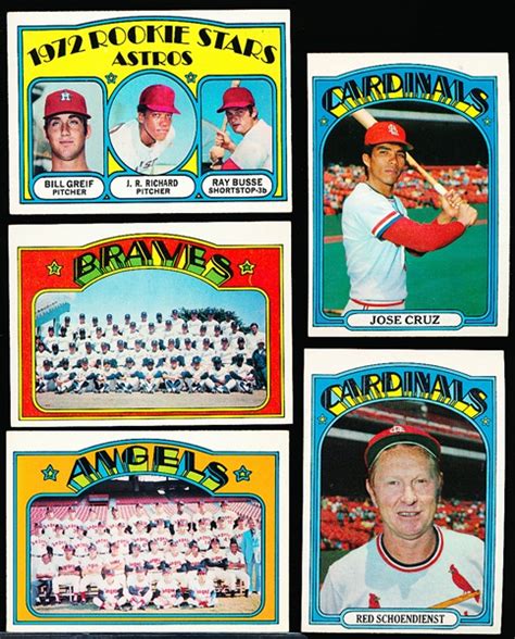 Lot Detail 1972 Topps Bb 25 Asst