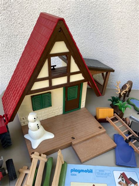 Lot 314 Playmobil Forest And A Frame Cabin Slocal Estate Auctions