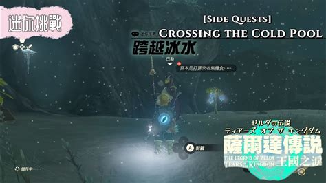 NS薩爾達傳說王國之淚 迷你挑戰 跨越冰水 獲得紫盧比 The Legend of Zelda TotK Side Quests