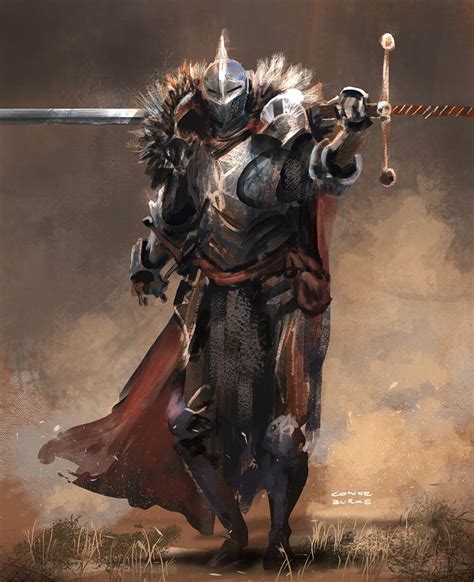 A Z September Speedpaint Sketches Conor Burke Dark Souls Knight Art