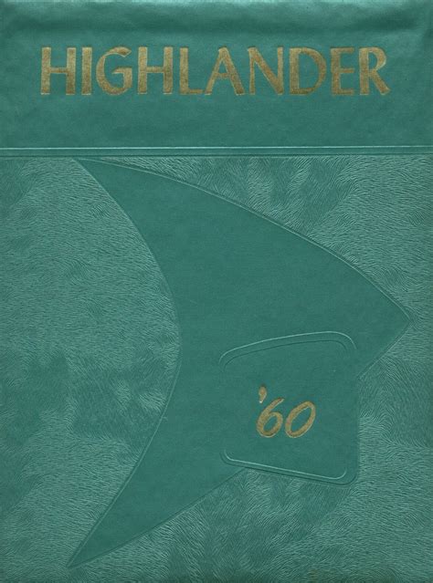 1960 yearbook from Highland High School from Monterey, Virginia for sale