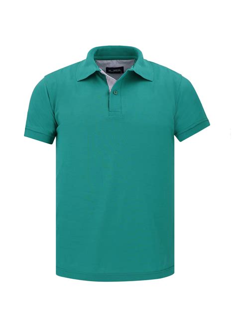 Camiseta Tipo Polo Para Hombre Hamer Verde Jade Agaval