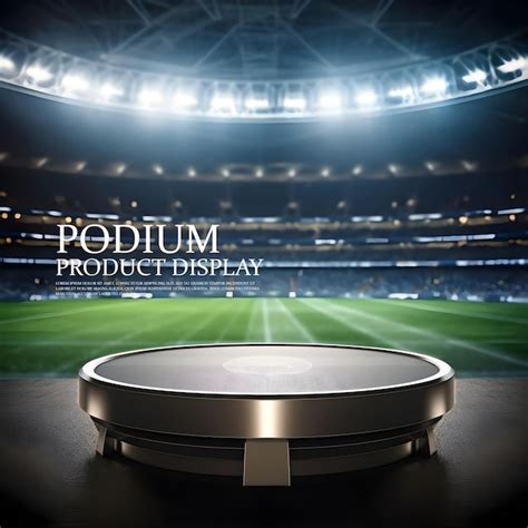 Premium PSD PSD Football Ground Stadium Elegant And Luxury Podium