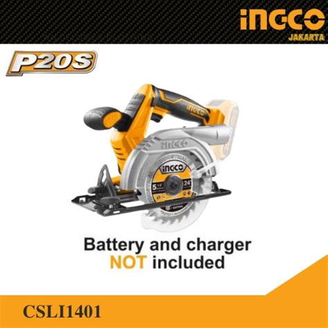 Jual Mesin Circular Saw Cordless V Unit Only Ingco Csli Mesin