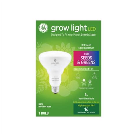 Ge Balanced Light Spectrum Medium Led Grow Light Bulb Pack Kroger