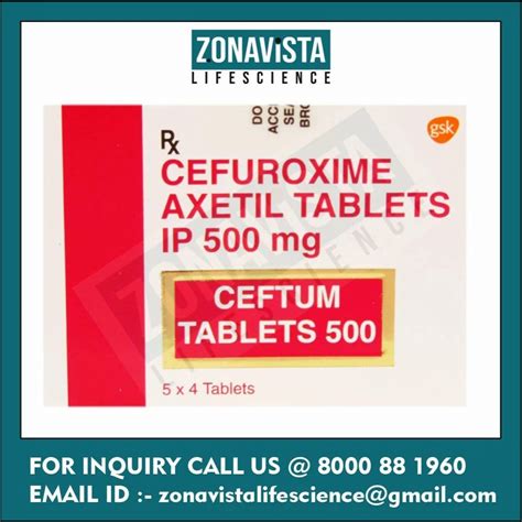 Cefuroxime Axetil Tablets Mg Zocef Cefuroxime Axetil Mg View