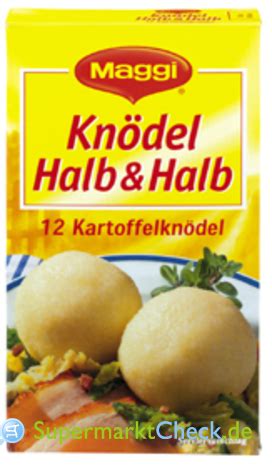 Maggi Kn Del Halb Halb St Ck Preis Angebote Kalorien Nutri Score