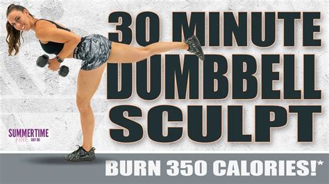 30 Minute Full Body Dumbbell Sculpt Workout ğŸ”¥burn 350 Calories ğŸ”¥sydney Cummings