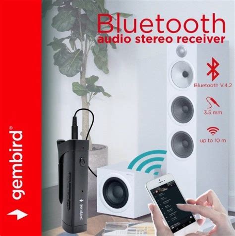 Btr Gembird Bluetooth Audio Receiver Black Kupindo