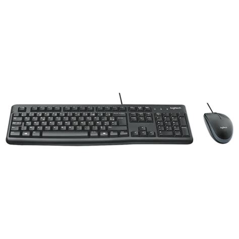 Kit Clavier Souris Filaire Logitech Mk Azerty Packs Clavier Souris