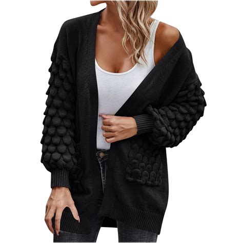 Hapimo Savings Sweater Cardigans For Women Casual Comfy Girls Fall